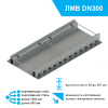 Лоток водоотводный мостовой Bridge Steel DN300 высотой от 60 до 245мм проходной