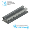 Лоток водоотводный мостовой Bridge Steel DN150 высотой от 55 до 140мм проходной