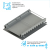 Лоток водоотводный мостовой Bridge Steel DN500 высотой от 80 до 445мм проходной