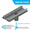 Лоток водоотводный мостовой Bridge Steel DN200 высотой от 60 до 160мм проходной с выпуском