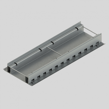 Лоток водоотводный мостовой Bridge Steel DN100-500 высотой от 55 до 450мм проходной