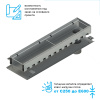 Лоток водоотводный мостовой Bridge Steel DN150 высотой от 55 до 140мм торцевой с выпуском