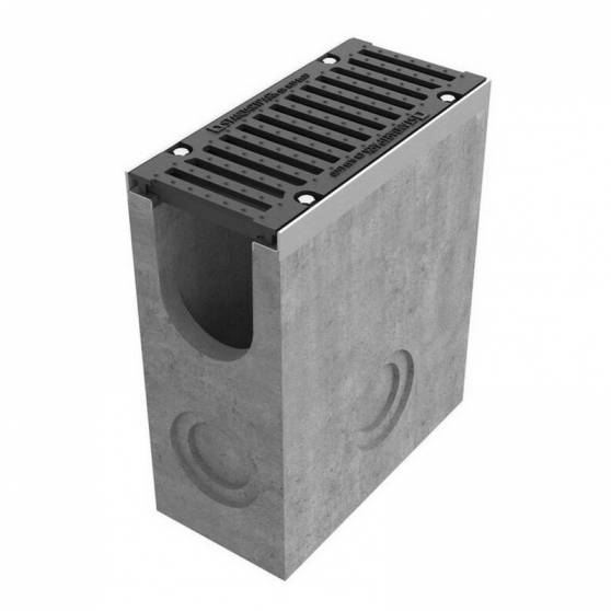 Пескоуловитель BetoMax ПУ–16.25.60-Б бетонный с решёткой щелевой чугунной ВЧ кл. Е (комплект)